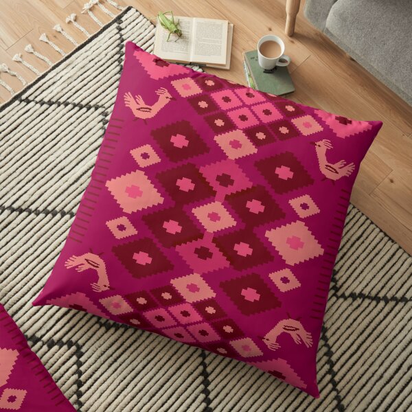 folk instinct Floor Pillow