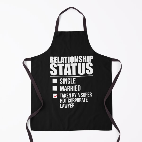 Aperçu de l'œuvre Statut de la relation prise par un avocat d'entreprise super chaud, avocat de la faculté de droit, Saint Valentin créée et vendue par losttribe.
