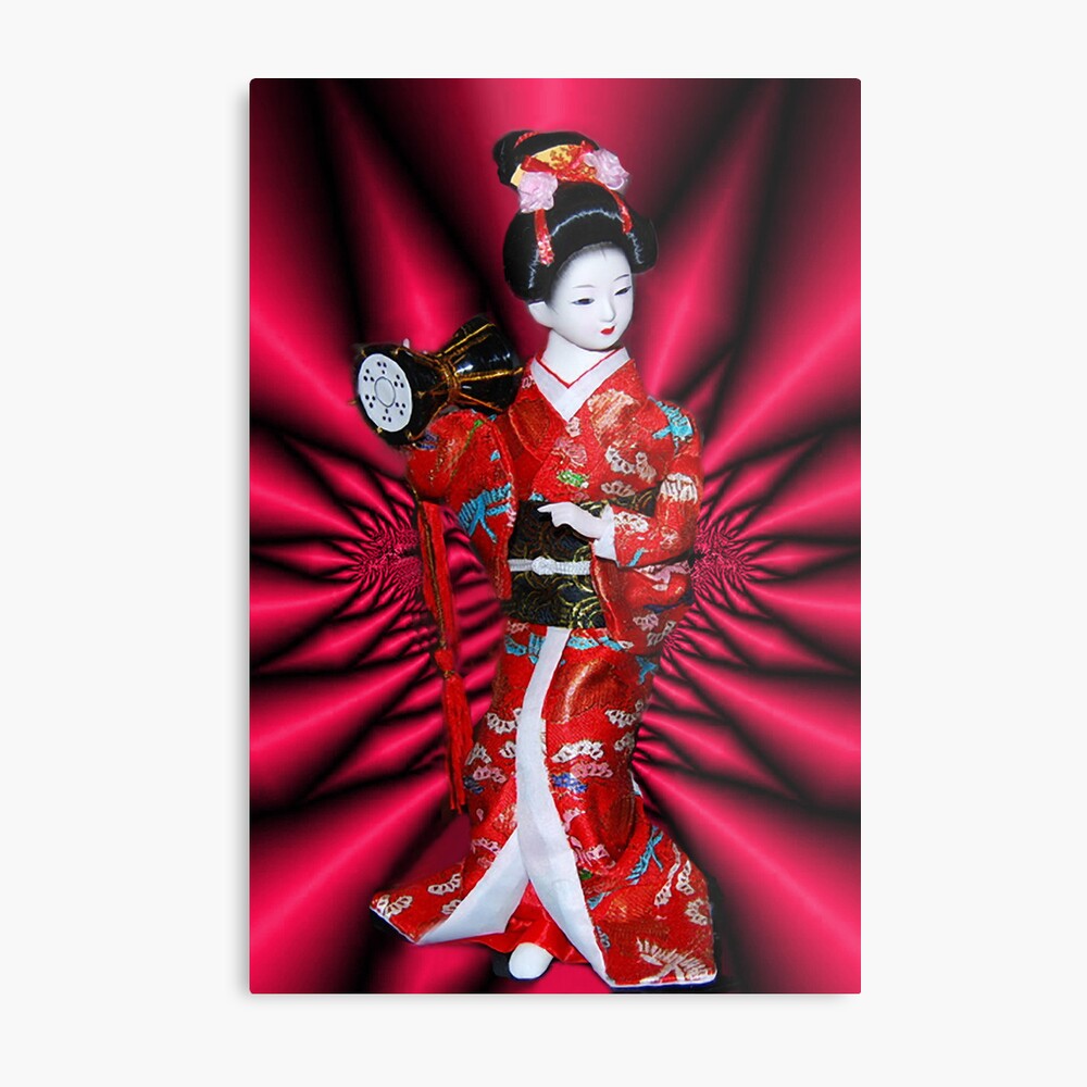 muñecas geisha de porcelana
