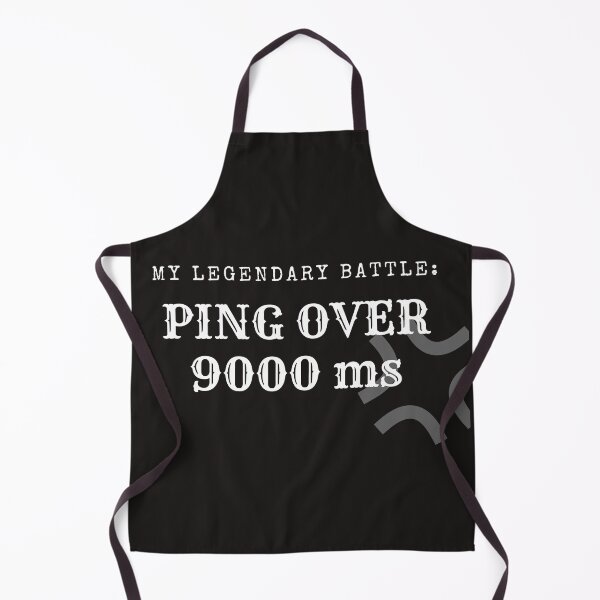 Item preview, Legendary Battle Ping over 9000 ms Gaming T-shirts | Gift for Gamers designed and sold by MiscelChr.