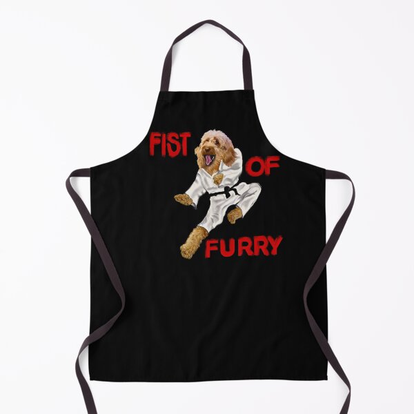 Item preview, Cavapoo Fists of furry starring Kong fu Cava - Karate - martial arts Cavapoo Cavoodle puppy dog - cavalier king charles spaniel poodle, puppy love designed and sold by Artonmytee.