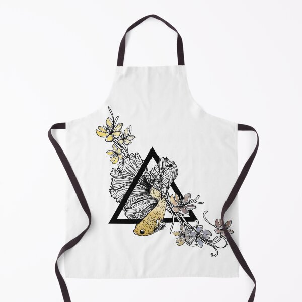 Item preview, Siamese Fighting Fish - Floral Graphic designed and sold by S-H-Designs.