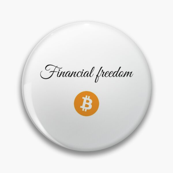 Item preview, Financial freedom (Bitcoin) designed and sold by Bouzdesigns.