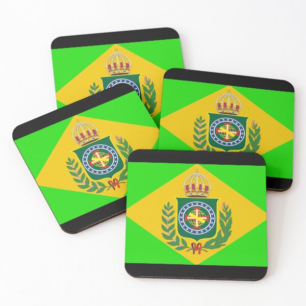Item preview, Black Brazilian empire accurate flag  designed and sold by AidanMDesigns.