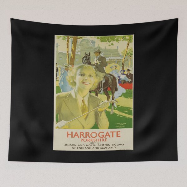 Item preview, Railway Poster Harrogate designed and sold by stickart-marek.