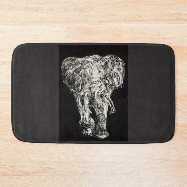 Item preview, Elephant in black and white designed and sold by Nicole Leidenfrost.