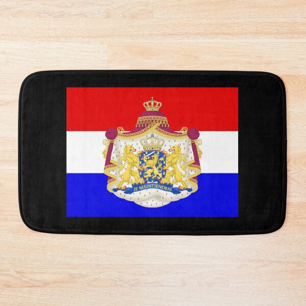 Item preview, Black Netherlands coat of arms flag designed and sold by AidanMDesigns.