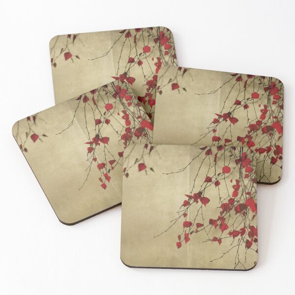 Item preview, Les feuilles rouges designed and sold by Anne Staub.