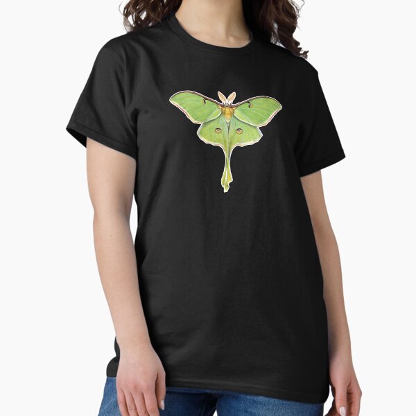 Vista previa del artículo con la obra «Luna Moth (Actias luna) II», diseñado y vendido por JadaFitch.