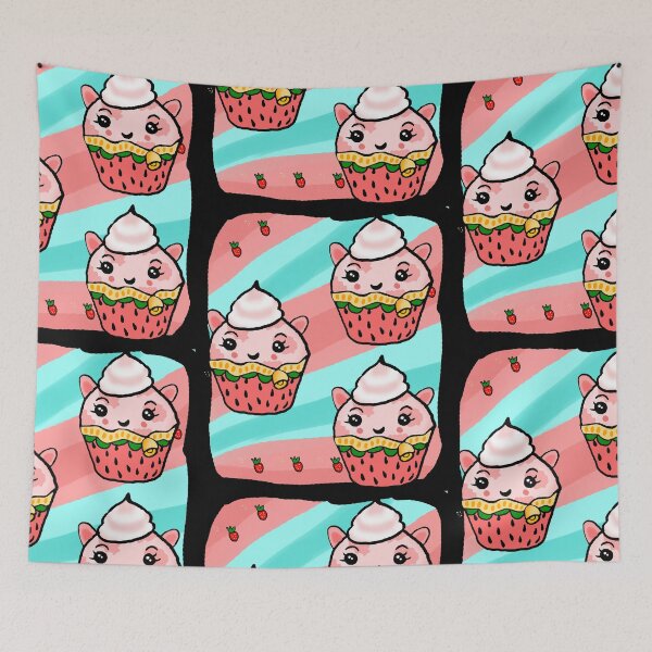 Item preview, Strawberry Cow Cupcake designed and sold by kestrada2906.