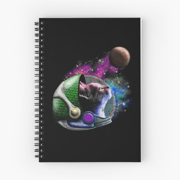 Item preview, Astronaut Space Cat with Helmet  designed and sold by cosmicvisitor.