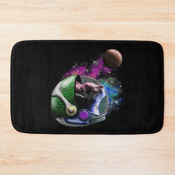 Item preview, Astronaut Space Cat with Helmet  designed and sold by cosmicvisitor.