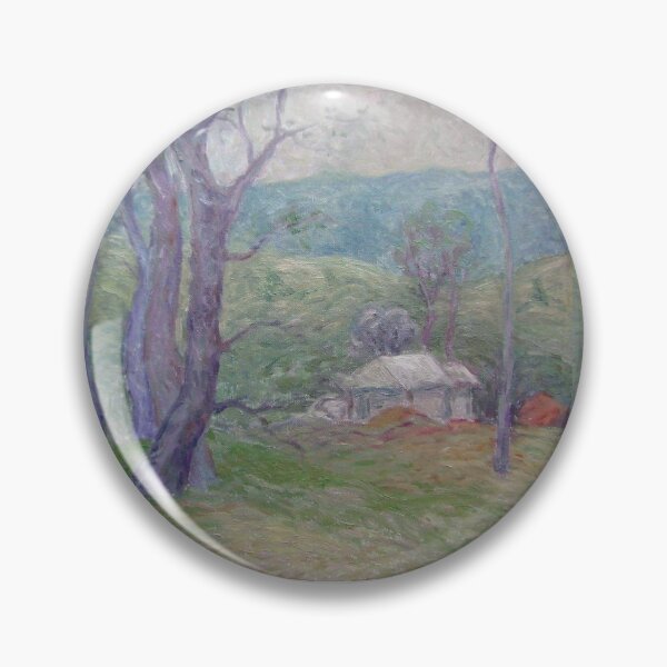 Item preview, Painted landscape of trees and a house designed and sold by garhoud.