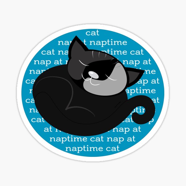Cat Nap Sticker