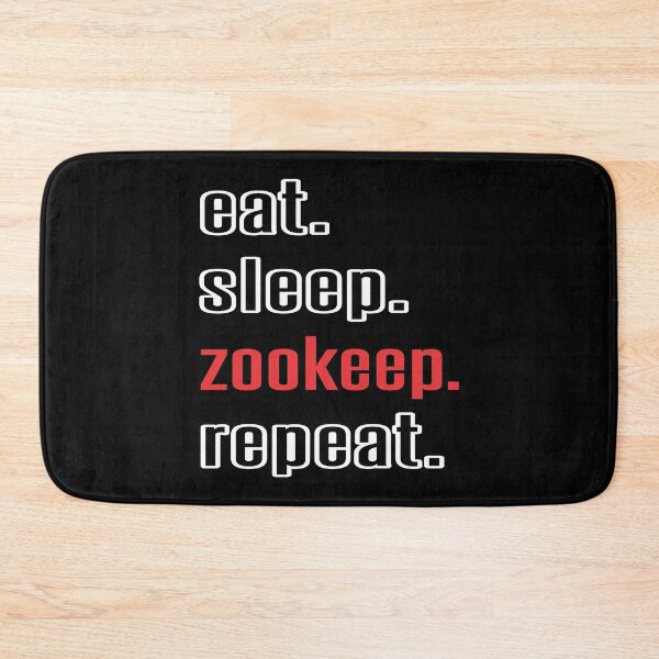 Item preview, Eat Sleep ZooKeeper Repeat designed and sold by kindxinn.