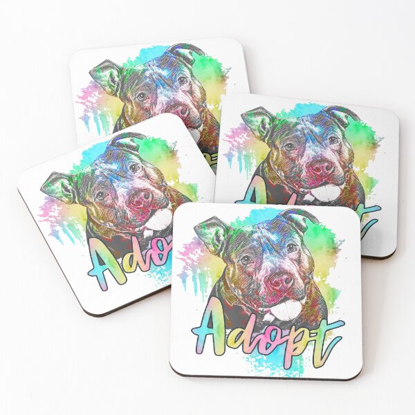 Item preview, Pitbull Rescue - Adopt don't shop designed and sold by PrettyPittie Shop.