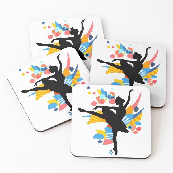 Item preview, Colorful Dancing Ballerina Silhouette designed and sold by XOOXOO.