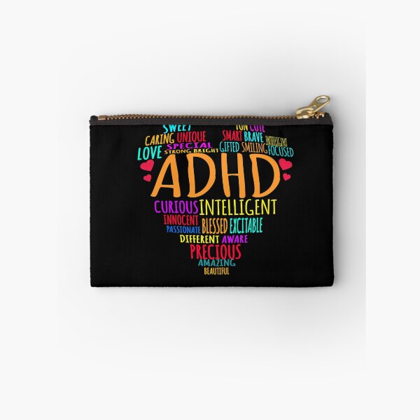 Item preview,  ADHD Awareness Support ADD Attention Disorder Love Heart Mom Dad Gifts designed and sold by TopTeeShop.