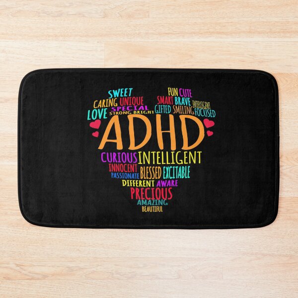 Item preview,  ADHD Awareness Support ADD Attention Disorder Love Heart Mom Dad Gifts designed and sold by TopTeeShop.