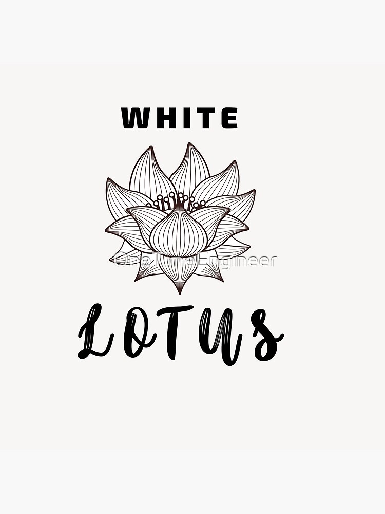 "White Lotus quote" Poster by Redbubble