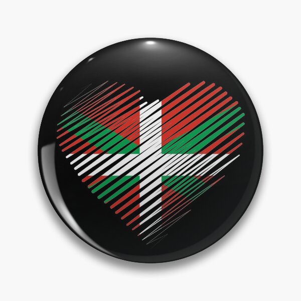 Item preview, Proud to be Basque, Heart basque, Euskadi, Euskal Herria, basque flag, pride | line art designed and sold by Kinisis.