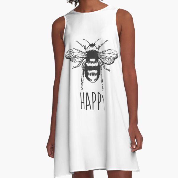 Bee Happy A-Line Dress