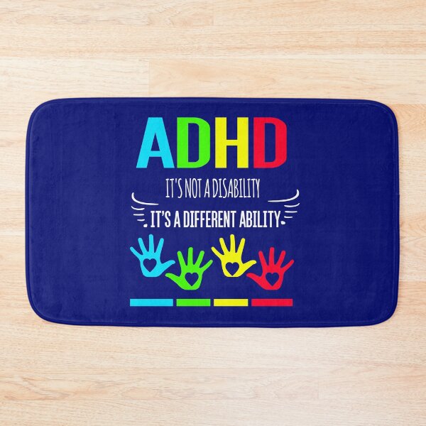 Item preview, ADHD Awareness Support ADD Attention Disorder Love Heart Mom Dad Gifts designed and sold by TopTeeShop.