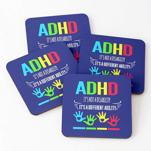 Item preview, ADHD Awareness Support ADD Attention Disorder Love Heart Mom Dad Gifts designed and sold by TopTeeShop.
