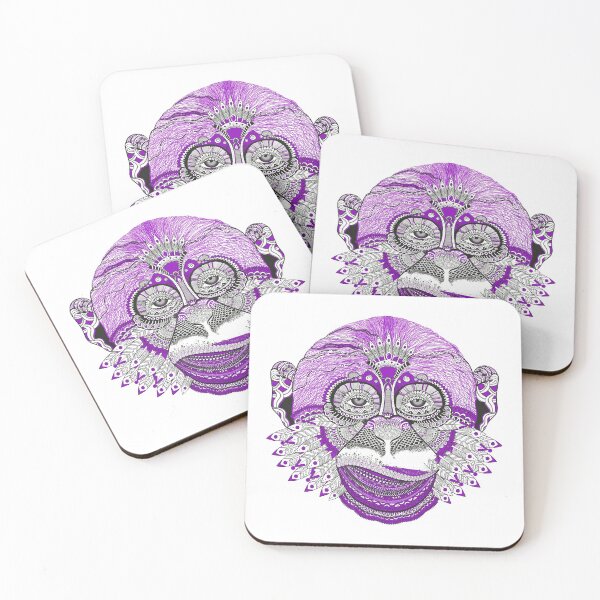 Item preview, Purple Monkey Graphic Illustration : Best Gift for Men and Women designed and sold by Medmac's Designs.