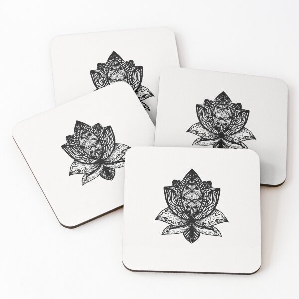 Item preview, black Lotus Flower designed and sold by OneTimeEngineer.