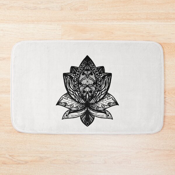 Item preview, black Lotus Flower designed and sold by OneTimeEngineer.