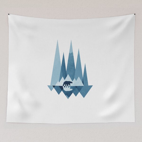 Item preview, Blue  landscape designed and sold by Salty  Bear.