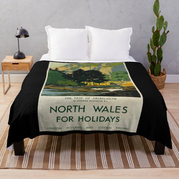 Item preview, cartel ferroviario North Wales designed and sold by stickart-marek.