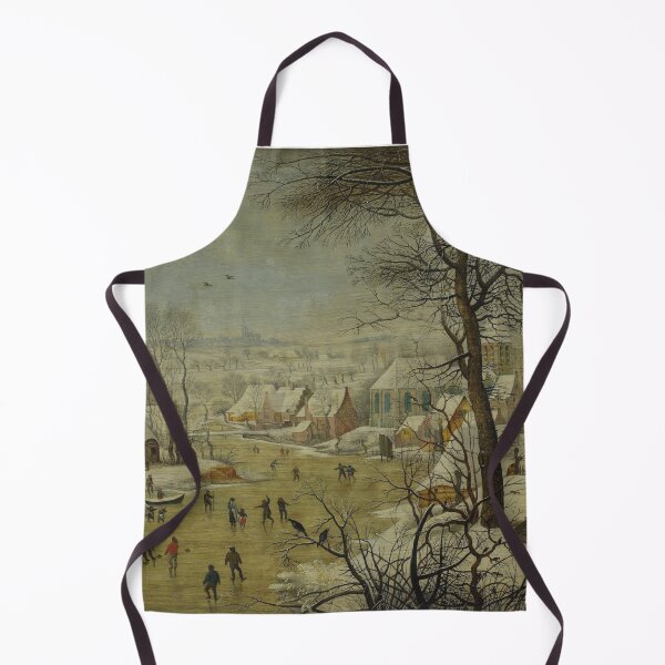 Artikelvorschau, Pieter Bruegel The Elder - Winterlandschaft mit Eisläufern und Vogelfalle entworfen und verkauft von vakashop.