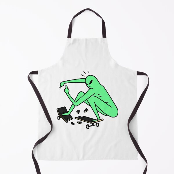 Item preview, Cute alien skating illustration designed and sold by BrentVergote.