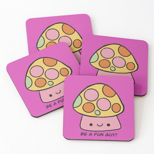 Item preview, Be a Fun Guy! Cute Kawaii Mushroom designed and sold by ChatNoirGallery.