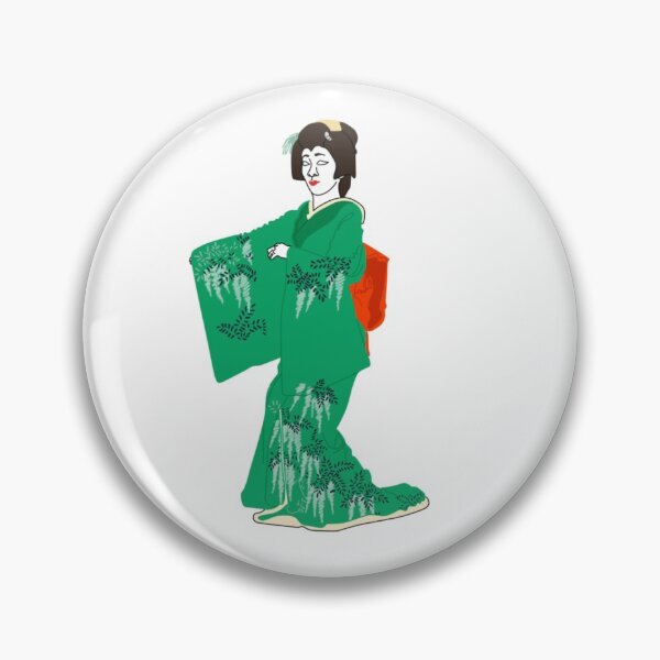 Item preview, Japanese Wisteria Kimono Motif designed and sold by KHRArts.