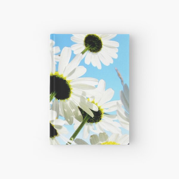 Watercolor Flower, Daisy 01, Hovs Hallar, Sweden, Cheerful Faces Hardcover Journal