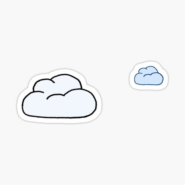 Cute Clouds Sticker