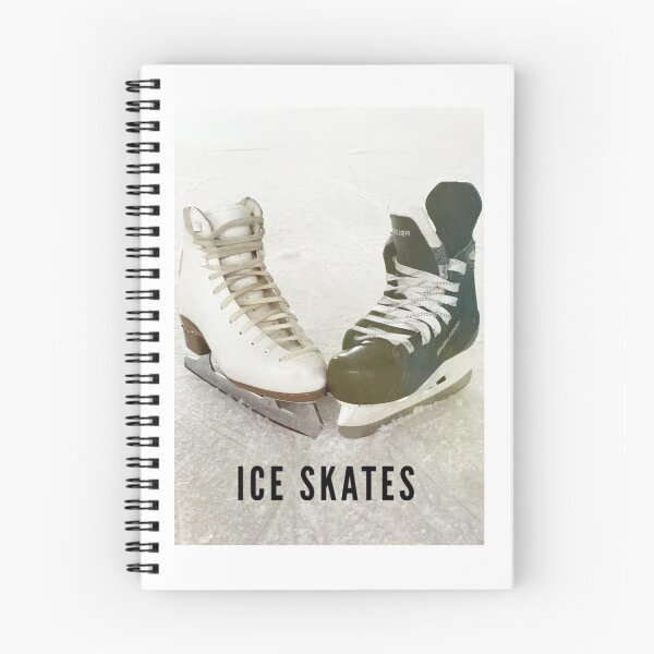 Item preview, Ice skates on ice rink designed and sold by Delicarte.