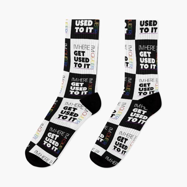 Item preview, I'm Here I'm Queer GET USED TO IT  designed and sold by WEIRDglow.