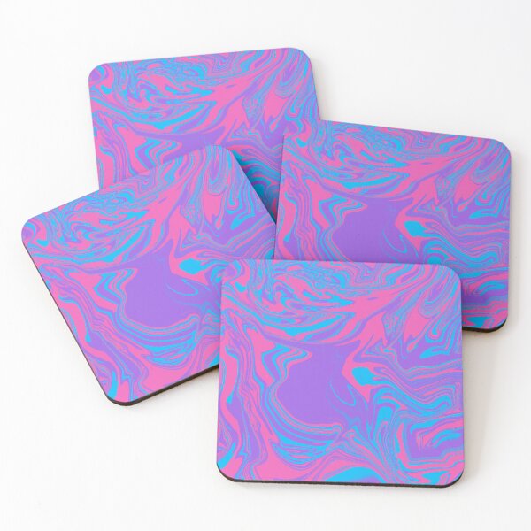 Item preview, Liquid Blue Pink Neon Colors designed and sold by mavramova.