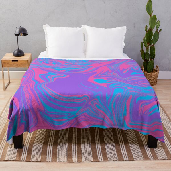 Item preview, Liquid Blue Pink Neon Colors designed and sold by mavramova.