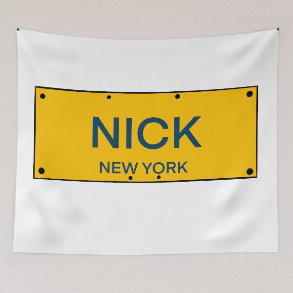 Artikelvorschau, New York Kennzeichen Name Nick entworfen und verkauft von LinhlyHarwell13.