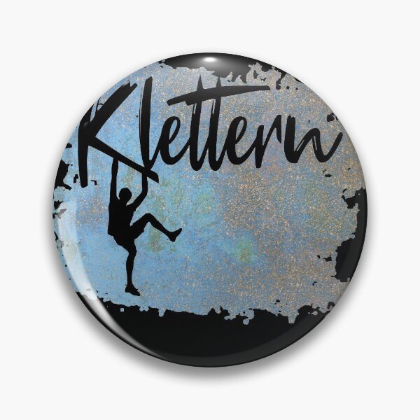 Item preview, Logotipo de escalada Escalador en pared de roca Regalo de escalada azul designed and sold by MadandMean.