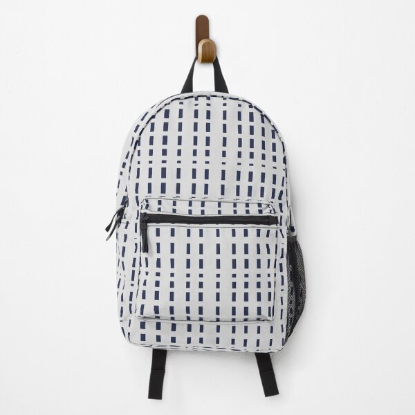 Item preview, Dark Blue Dotted Lines on light grey designed and sold by BlertaDK.