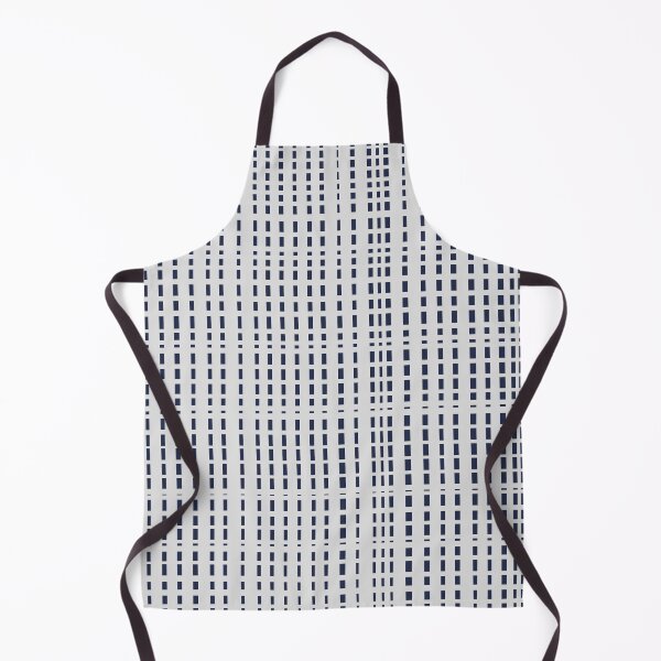 Item preview, Dark Blue Dotted Lines on light grey designed and sold by BlertaDK.