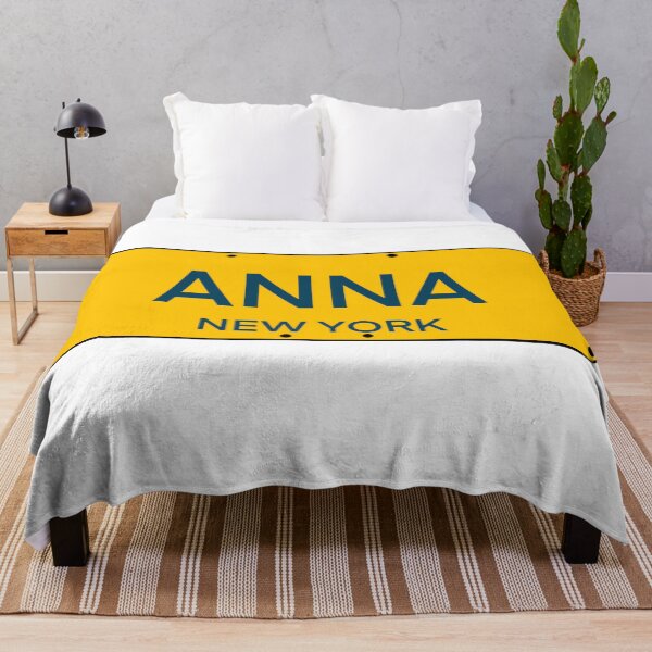 Artikelvorschau, New York Kennzeichen Name Anna entworfen und verkauft von LinhlyHarwell13.