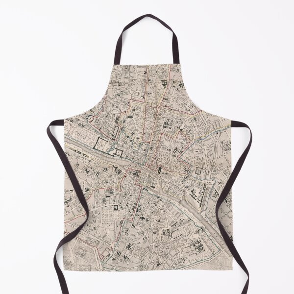 Item preview, Vintage Paris France Map (1842) designed and sold by BravuraMedia.