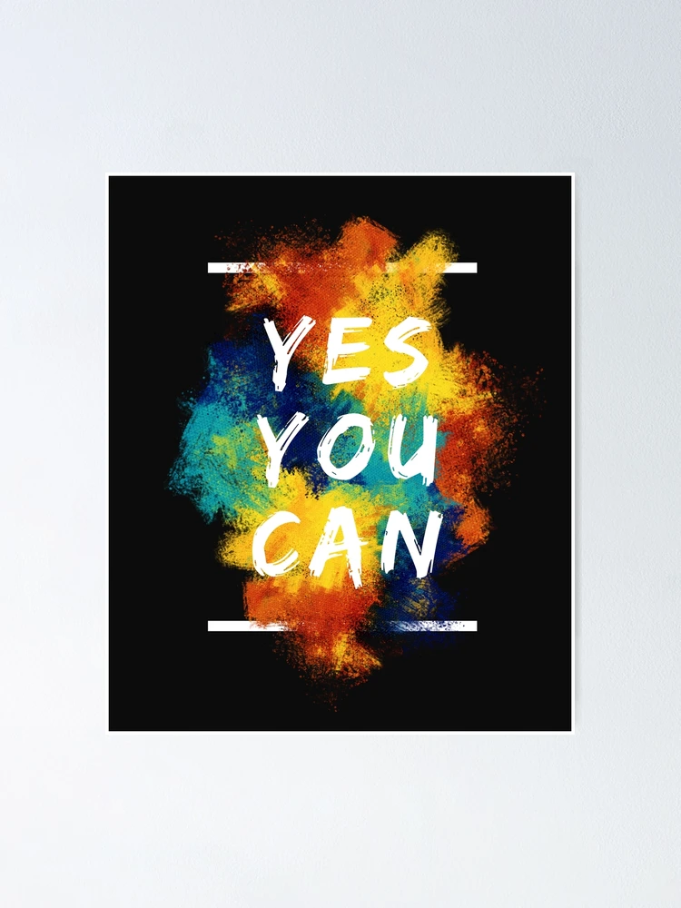 Yes you can Affiche